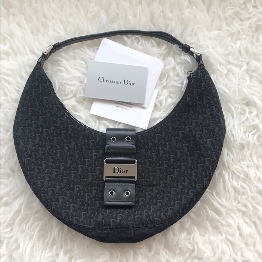 Vintage Christian Dior saddle bag